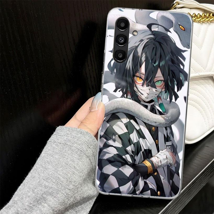 Iguro Obanai Demon Slayers Case for Samsung A17 A16 A56 A36 A26 A15 A55 A35 A25 A14 A54 A34 A24 Phone Cover A13 A53 A33 A23 A05S