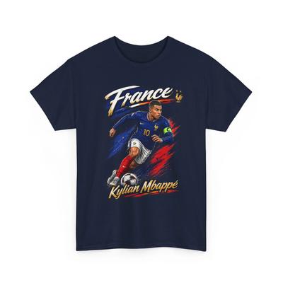 Frankrijk Voetbal T-shirt Kylian Mbappé | Franse Vlag Voetbal Kinder T-shirt