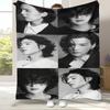 SUGA Agust D Kpop B-BTS Flannel Blanket,Ultra Soft Warm Plush Throw for Home Bedroom Bed Sofa Cover Office Camping Picnic Gift