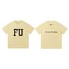 Cross-border foreign trade European and American trendy brand summer ESSENTIALS printing short-sleeved men's and women's round neck loose leisure