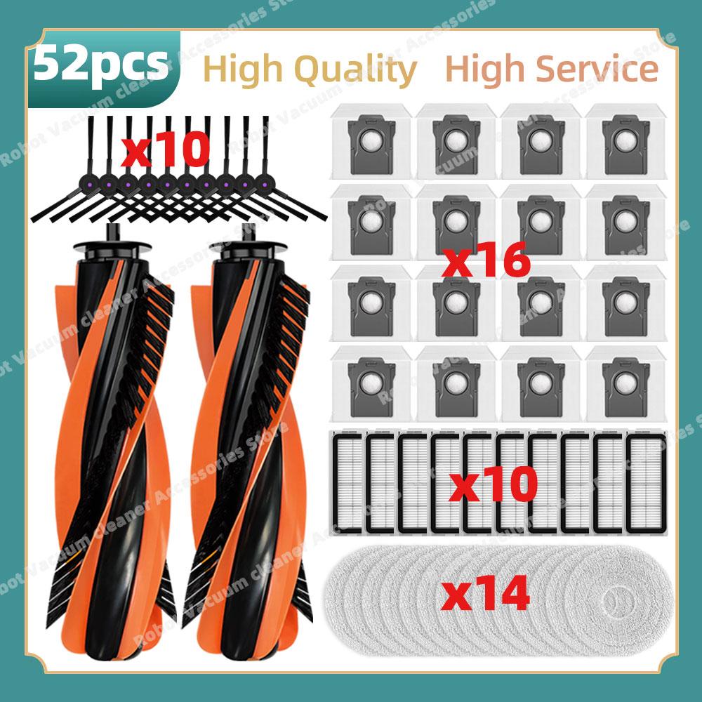 Compatible For Cecotec Conga X70 Vacuum Replacement Parts Main Side Brush HEPA Filter Mop Cloth Dust Bag Accessories