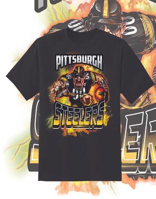 Pittsburgh Steelers Attack Shirt Sizes!! Youth-6XL