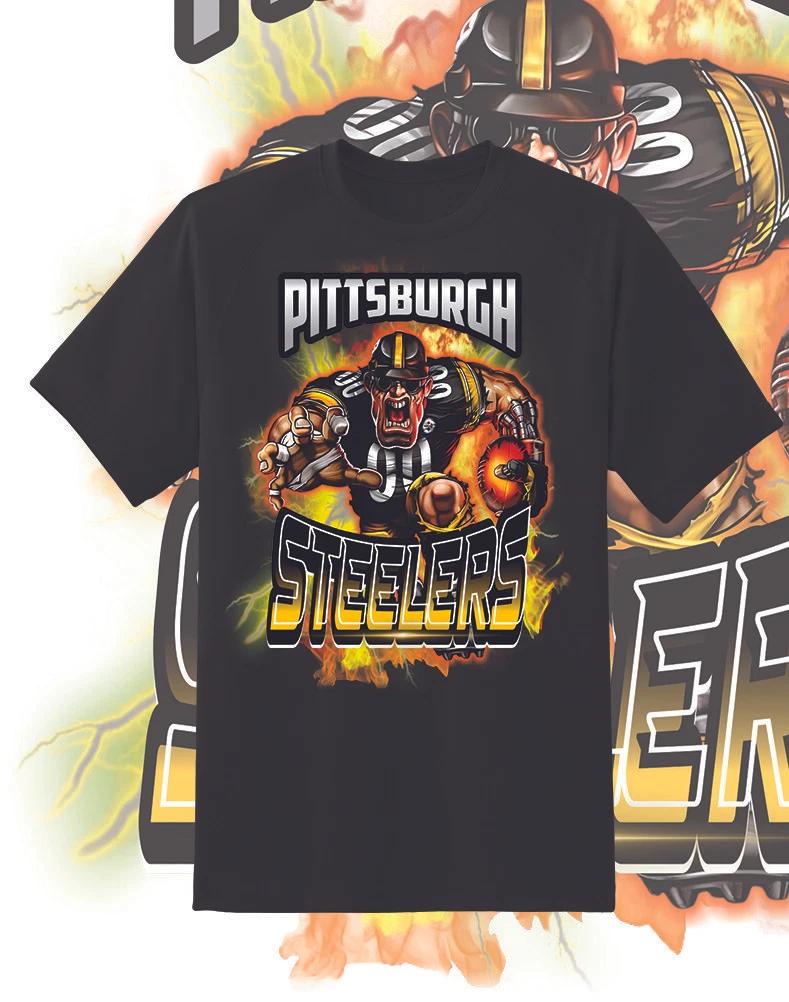 Pittsburgh Steelers Attack Shirt Sizes!! Youth-6XL S