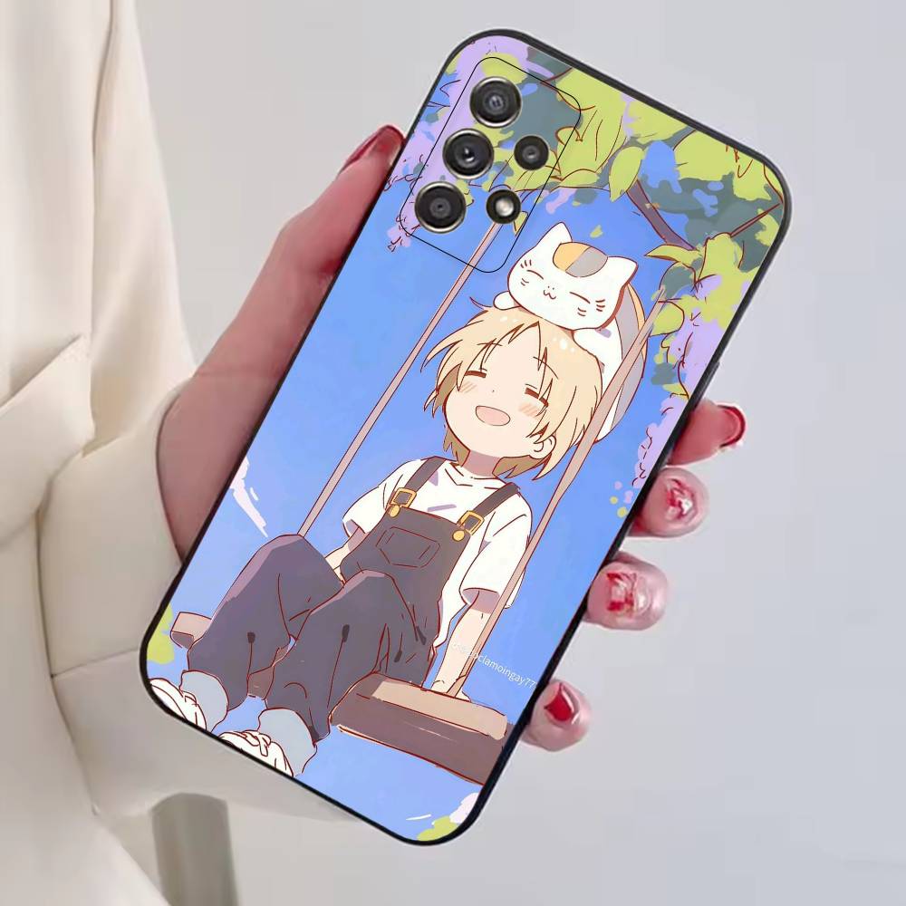 Natsume Book Anime Natsume Phone Case For Samsung S25,S24,S21,S22,S23,S30,Ultra,S20,Plus,Fe,Lite,Note,10,Black Cover