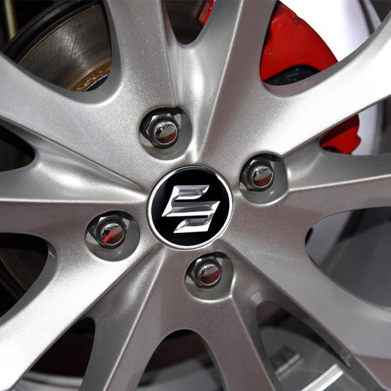 Cache-moyeu de roue de voiture Autocollant Badge Accessoires Auto Pour Suzuki Swift Sport Vitara Jimny SX4 Alto Splash Wagon Baleno