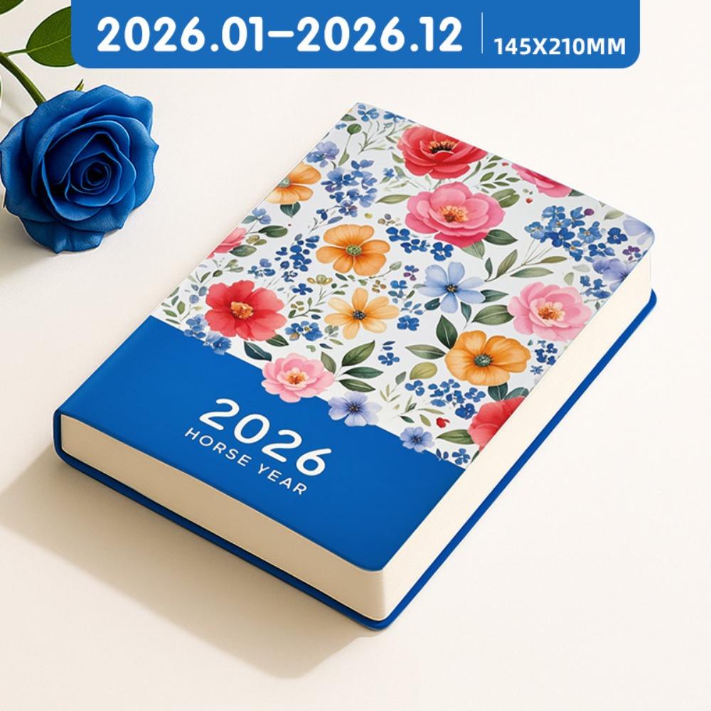 

А5 Ежедневник Список дел Ежедневный планировщик Портативный Книга-планер на 2026 год Канцелярские товары синий