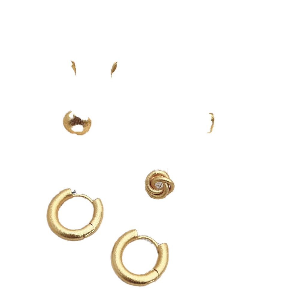 INS Style European & American Simple Luxury Fashion Hoop Earrings - Elegant, Versatile, and Sophisticated Design