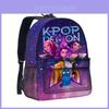 Hunter Witch Skupina Kpop 3D Batoh s hvězdnou oblohou z polyesterového materiálu Pro studenty středních škol