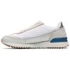 Hsinti Retro Casual Slip-Resistant Durable Lightweight Low-Top Running Shoes Unisex Sneaker White Gray 1183A387-102