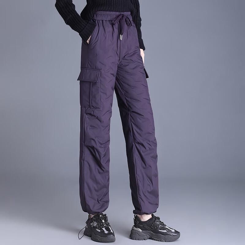 Yalu Women's High-Waist Straight-Leg Down Pants