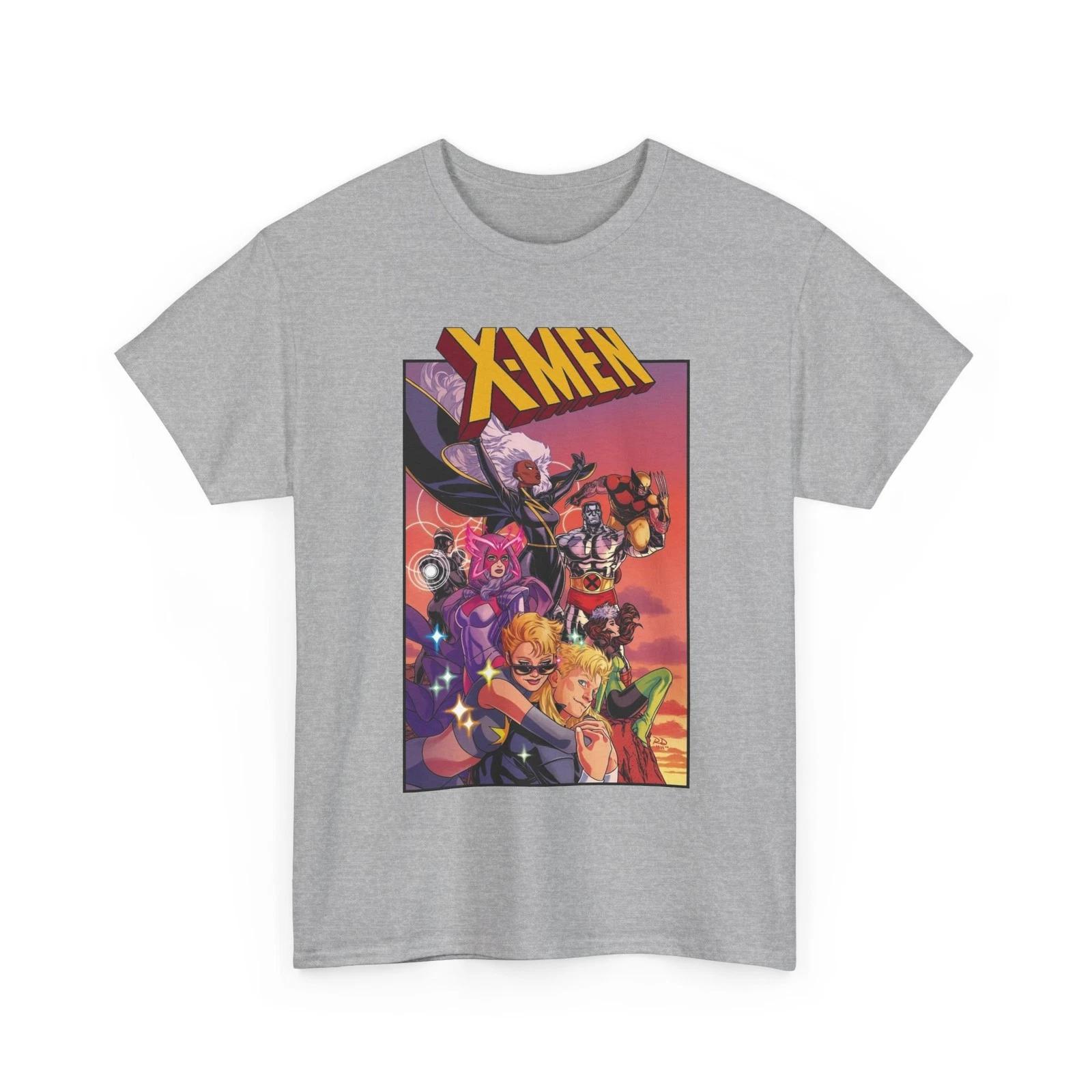 X-Men Outback T-Shirt Russell Dauterman Art Marvel Comics Vintage-Style Tee XXL