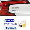 For Volvo Car Accessories 3D Aluminum Emblem Badge Car Stickers Decal For Volvo Xc60 Xc90 V40 V60 S60 V50 V90 S80 C40 XC40 V70 X ari632