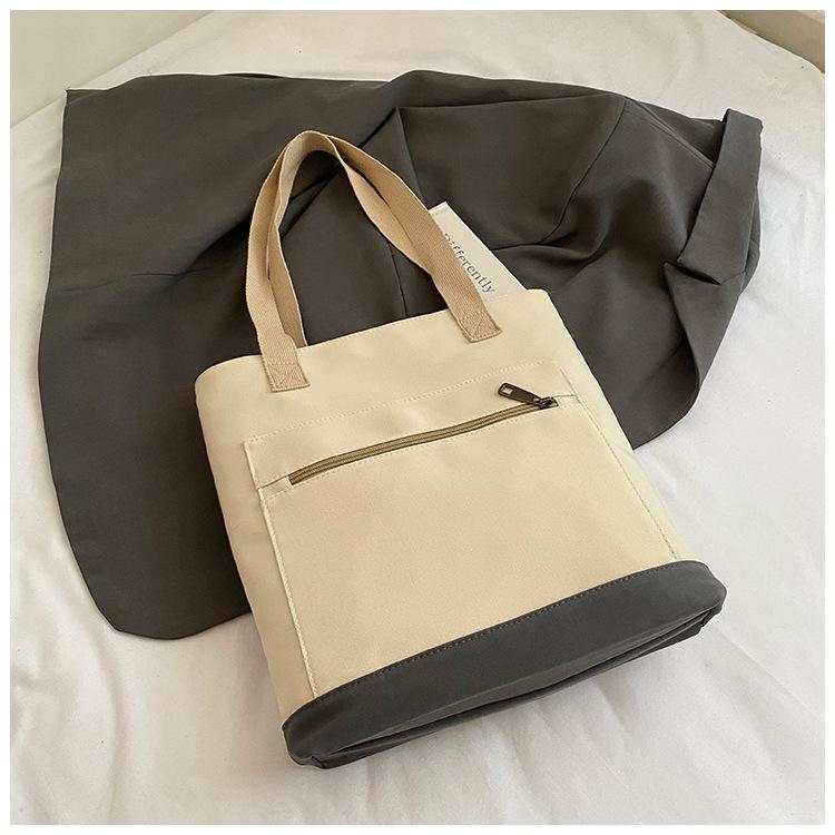 

Harajuku college student canvas bag female Korean version 2025 new Japanese class commuter cloth bag literary shoulder tote bag