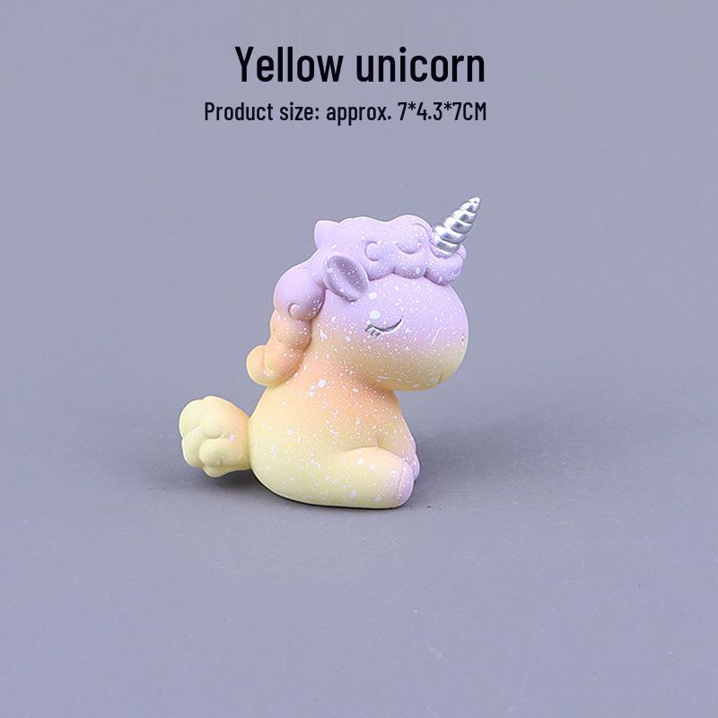 Unicorn Cake Decorations - Dreamy Birthday Party Ornaments As shown