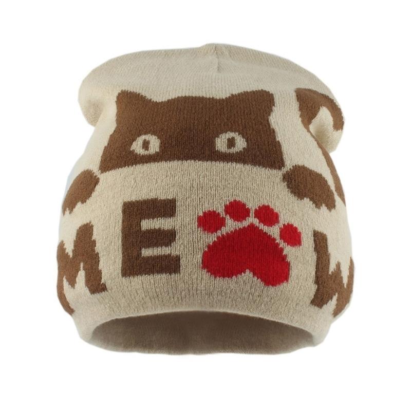 

Sports Hat Unisex Winter Hat Outdoor Teens Streetwear Skull Caps for Ski Cycling бежевий