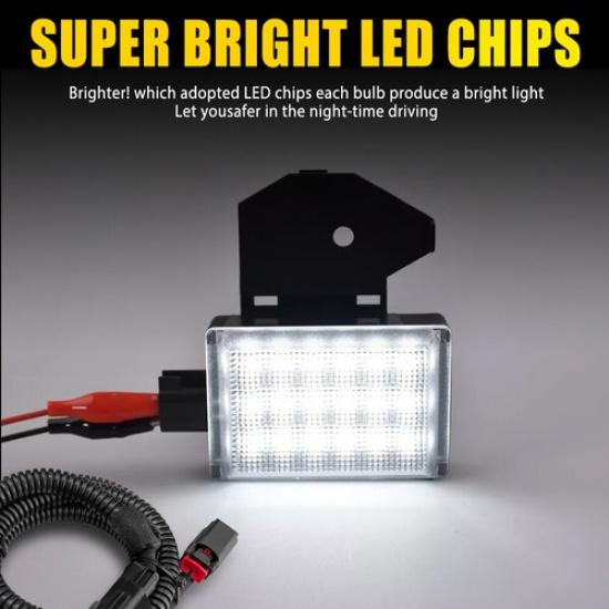 LED Under Hood Courtesy Light Lamp w/ Wiring Harness For 1998-07 Jeep Wrangler A