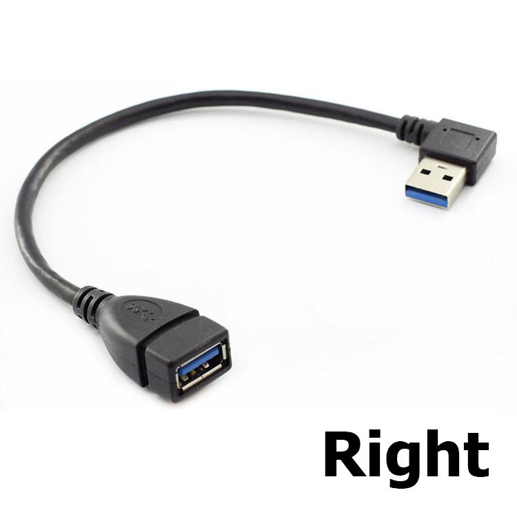 

90 grad USB 3,0 EIN mann zum weiblichen Adapter Kabel Winkel USB 2,0 Verlängerung Extender Schnelle Übertragung Links/Rechts/Up/ 0.2M