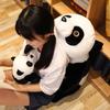 Cute Baby Panda Plush Toys Stuffed Animal Doll Cartoon Soft Pillow Cushion Kawaii Dolls Girls Lover Birthday Gifts