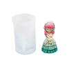 Stampo per Artigianato in Silicone a Forma di Principessa Stampo per Sapone Fatto a Mano Stampo per Candele