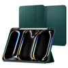 Spigen iPad Pro 11-inch (2024) Case with Stand, Shockproof, Scratch-Resistant Fabric Cover, Auto Sleep/Wake, Urban Fit, ACS07759 (Midnight Green)