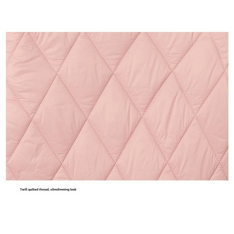 GMXIA Ladies Warm Plus Fleece Thickened Integrated Fleece Inner Sleeve with Wool Matching Sleeve Long Sleeve Cotton-padded Jacket for Women