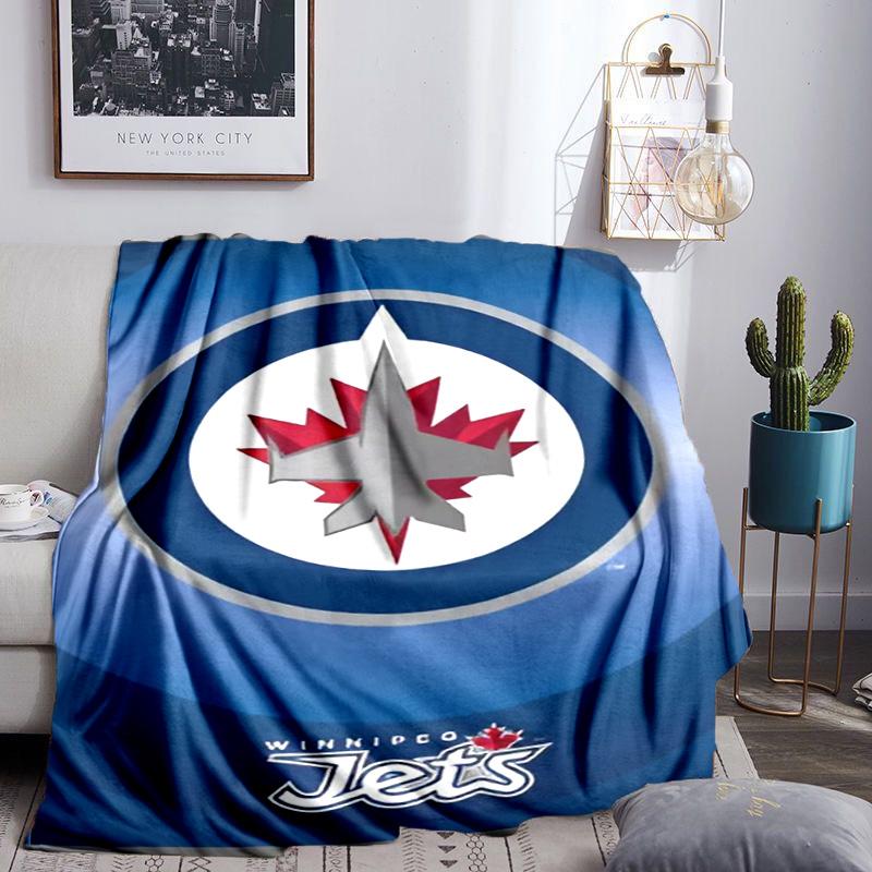 Winnipeg Spirit Throws Blanket Flannel Blankets Plush for Couch Bed Gifts for Men Women Travel Picnic Blanket Christmas Fan Gifts