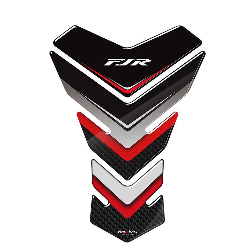 FJR1300 Motorcycle 3D Resin Fuel Tank Gasket Fuel Tank Protection Sticker Decal For Yamaha FJR 1300 1200 FJR1300 1200 A AS