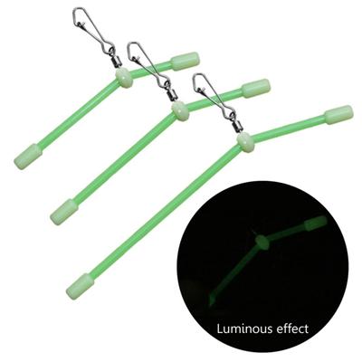 MUQZI Sports Accessory 5Pcs Luminous Rotatable Hook Lure Connector Fish Line Balance for Sea Fishing
