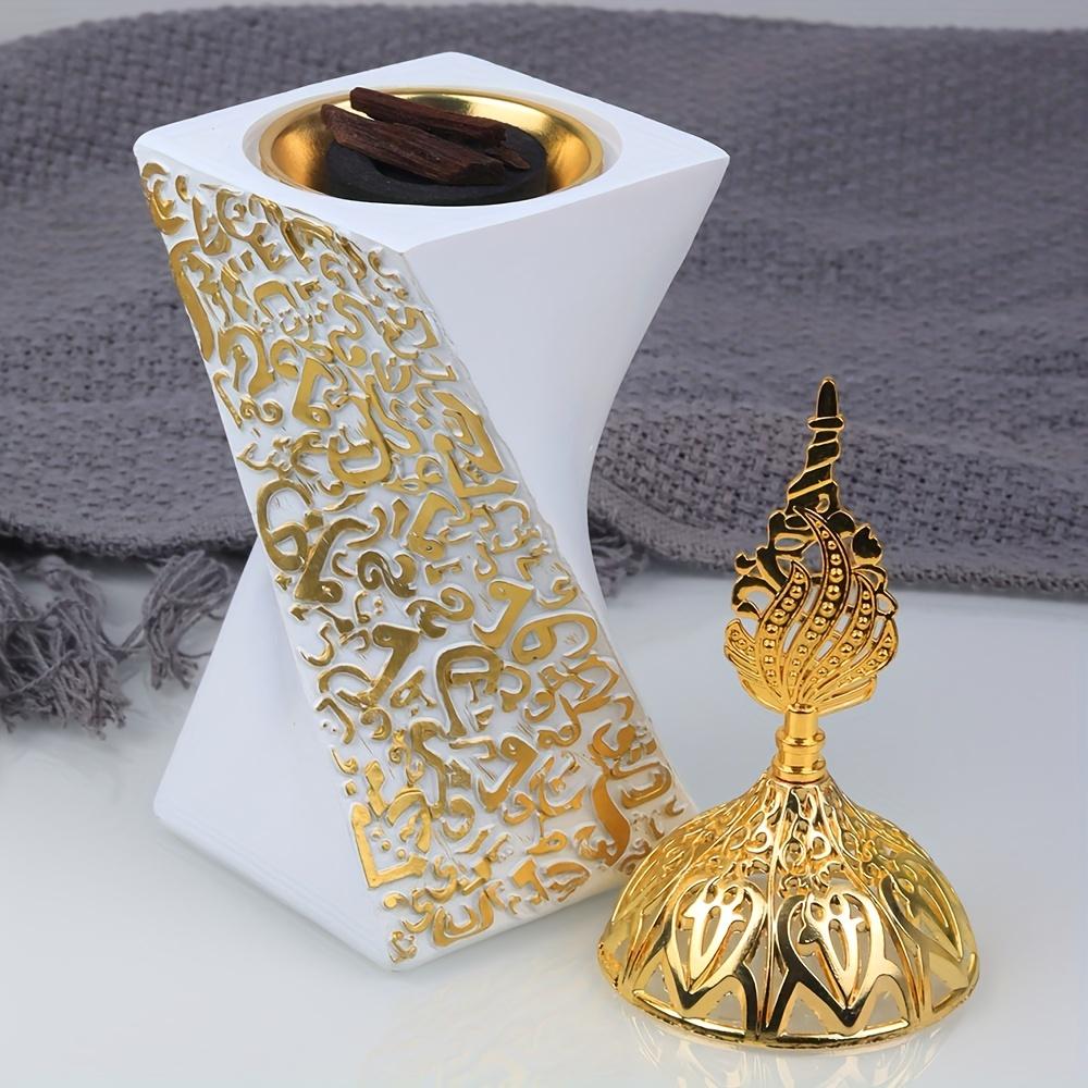 1 metal creative bedroom incense burner, diffuser, home decoration, yoga studio, camping, classic candlelight dinner prop