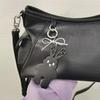 Leather Rabbit Car Keyring Bag Pendant Handmade Charm Personalized Trendy Girl Gift Bag Accessories