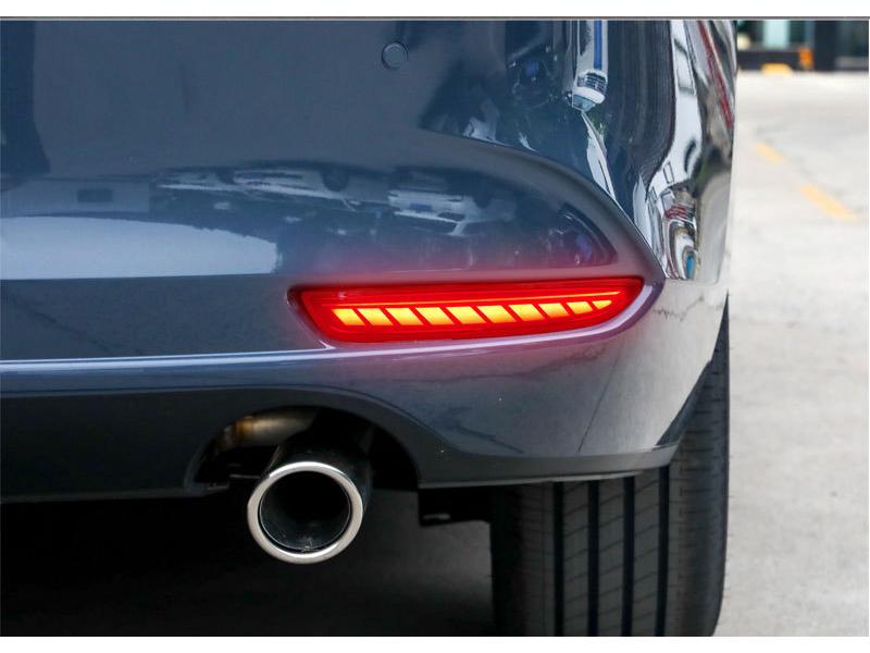 Retrofit LED Sequential Turn & Brake Lights for 2020-2025 Mazda 3 Axela Rear Bumper