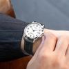 Citizen Q&Q Analog Watch 10-Year Battery Life Waterproof Date Synthetic Leather Band A23A-003PK Men's White