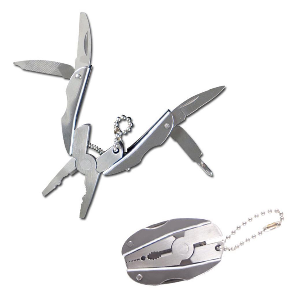 Mini Multi-Purpose Folding Pliers Compact 5-in-1 Multipurpose Pliers & Knife Set for Outdoors Camping Hiking Fishing