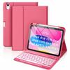 iPad A16 Backlit Bluetooth Keyboard Case for Air 1 10.9" with Pencil Charging Slot