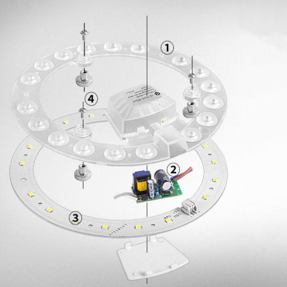 Round Led Module Ceiling Lights Durable Circle Lamp Module Board Led Panel Light Room Ceiling