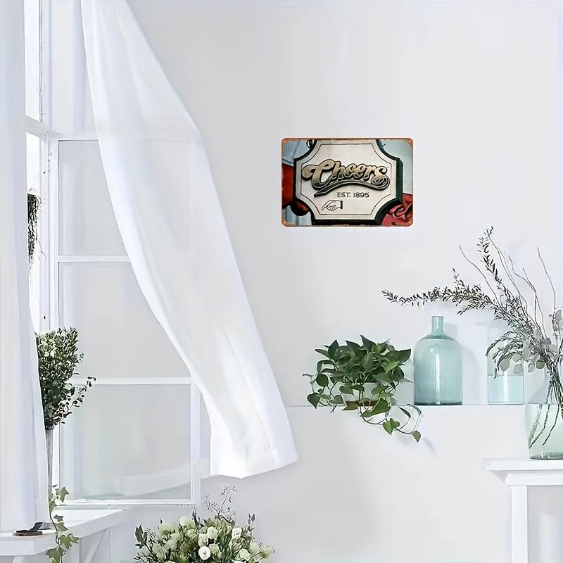 1 piece, Metal Aluminum Sign, "Cheers Bar Sign", (8x12 inches/20cm*30cm), Vintage Wall Art Decoration