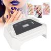 72W Nail Gel Curing Light Rechargeable LED Digital Display Nail Polish Nail Gel Drying LightAU Plug