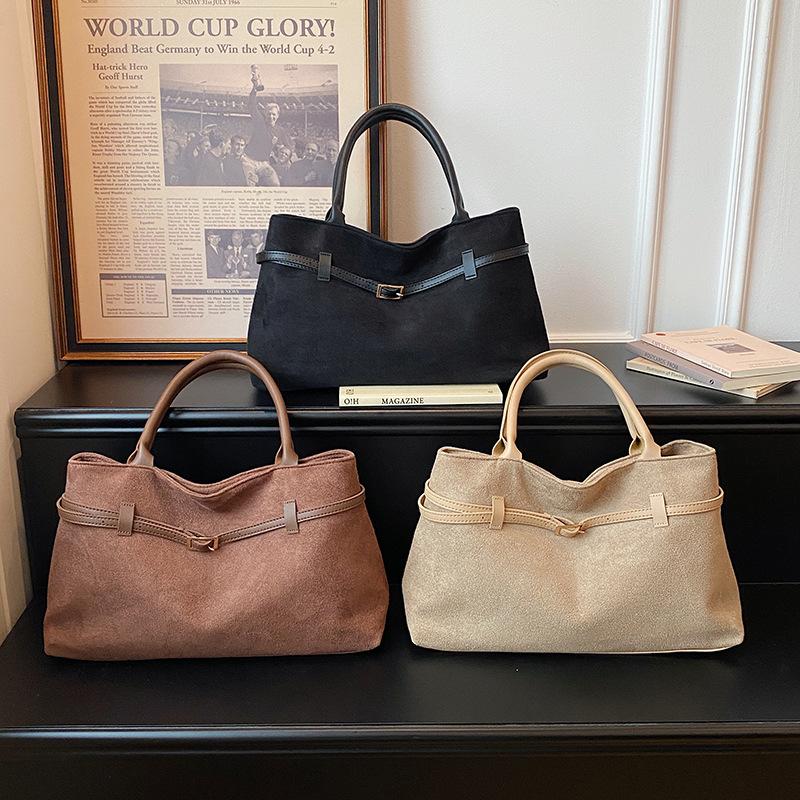 Bolso Tote Retro de Moda con un Diseño para Llevar en Ambos Hombros