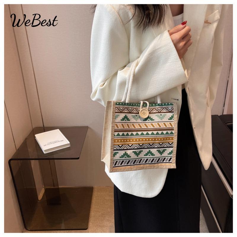 

Versatile Outdoor Carrying Linen Bag рожевий