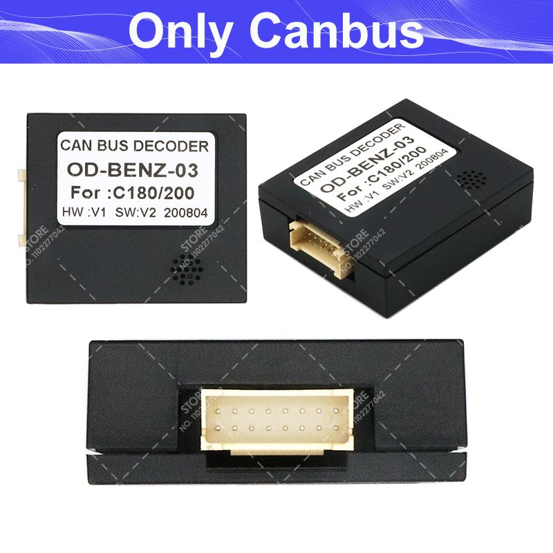 Android Car Radio Canbus Box Adaptor Decoder For Benz VITO/203/SMART/C180/C200/Sprinter/W211/B200/ML350/R350.