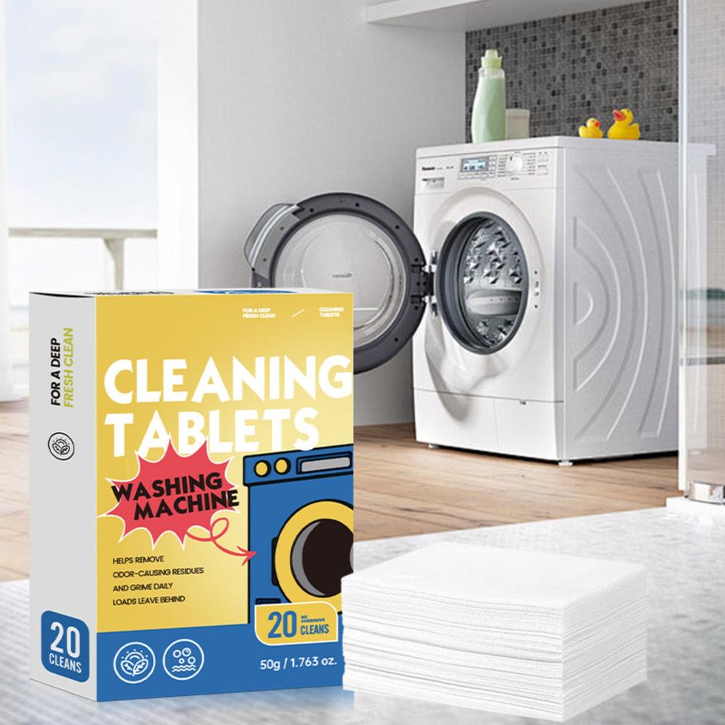 Waschmaschinen-Reinigungstabletten, vollautomatische Desinfektions- und Sterilisations-Reinigungstabletten, Haushaltswaschmaschine, tiefe Fleckenentfernung