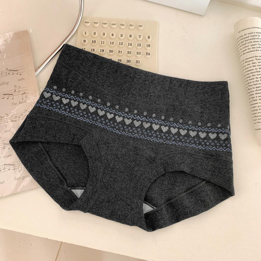 Plus Size Ladies Spring and Autumn Cotton Extended Crotch Triangle Briefs