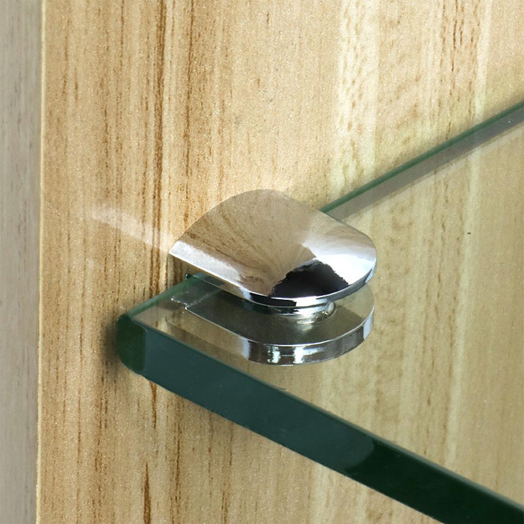 Glass Shelf Diecast Modern Simple Style Adjustable Nonslip Moistureproof Bathroom Cabinet Clamp Bracket Holder Hardware
