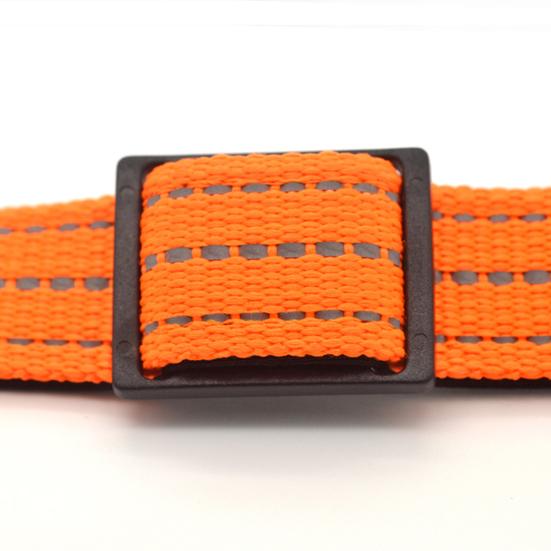 Magnetic Dog Collar Pet Collar with Reflective Dot Strips Adjustable Breathable Collar for Night