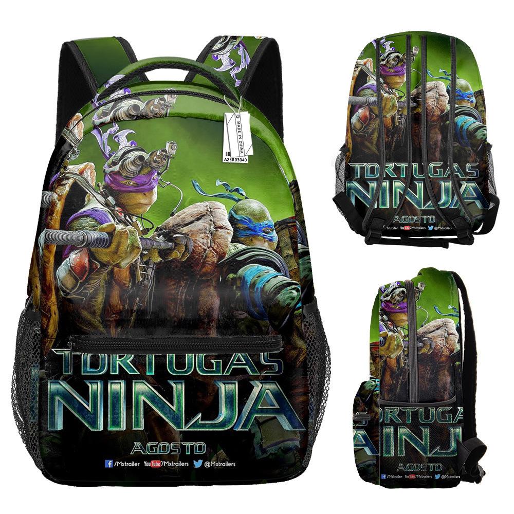 3 Piece School Backpack Set for Students Large Capacity Oxford Cloth Schoolbag with Shoulder Strap and Pencil Case