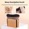 Large Wavy Foundation Brush, Traceless Foundation, Liquid Makeup Brush, Skin Care Body Brush, Moisturizing Cream Application