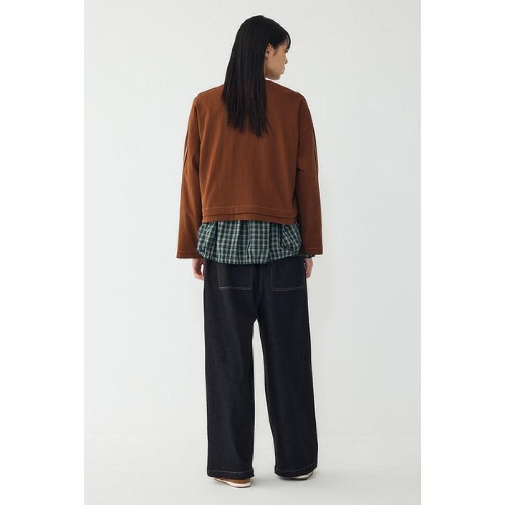 STUDIO TOMBOY Long Sleeve T shirT Single Line Graphic 9106122104
