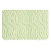 Absorbent Bathroom Rug Soft Bath Mat with Anti-Slip Bottom Plush Wavy Texture Rug
