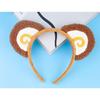Animal Monkey Costume Set Monkey Ears Headband Tail Bow Halloween Cosplay Prop