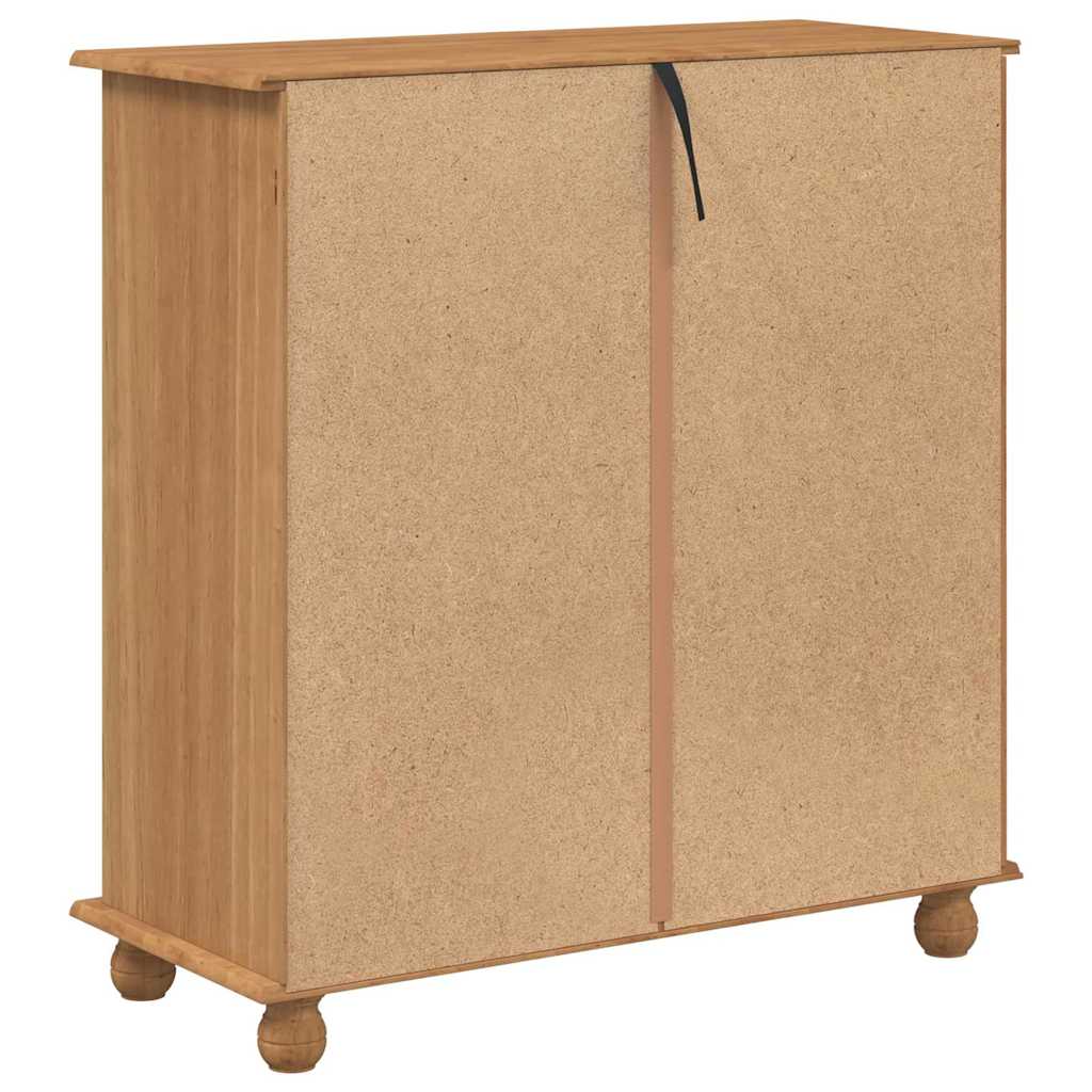 ASKIM Braune Kommode mit Schubladen 91 x 40 x 95,5 cm